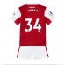 Cheap Arsenal Granit Xhaka #34 Home Football Kit Children 2022-23 Short Sleeve (+ pants)